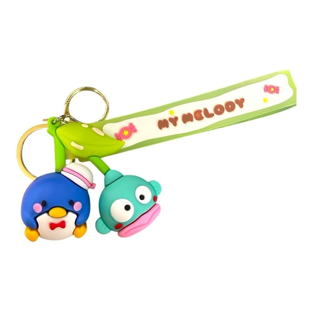 Tuxedosam & Tuna Keychain